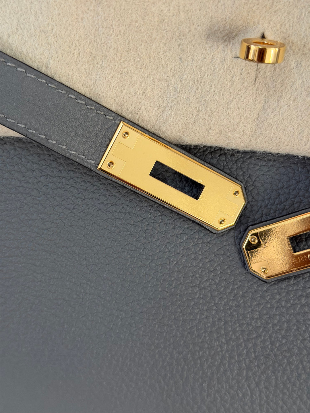 Hermes Birkin 30 Gris Meyer Togo Leather GHW Stamp U 2022