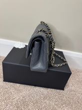 Load image into Gallery viewer, CHANEL 21B 2021 Dark Grey Caviar LGHW Medium ML Timeless Classic Double Flap Bag
