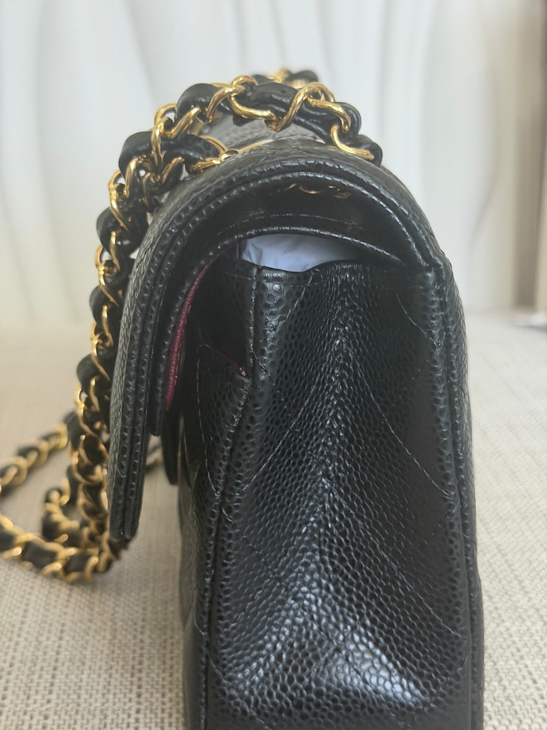 CHANEL Black Caviar GHW SMALL Timeless Classic Double Flap Bag 2022