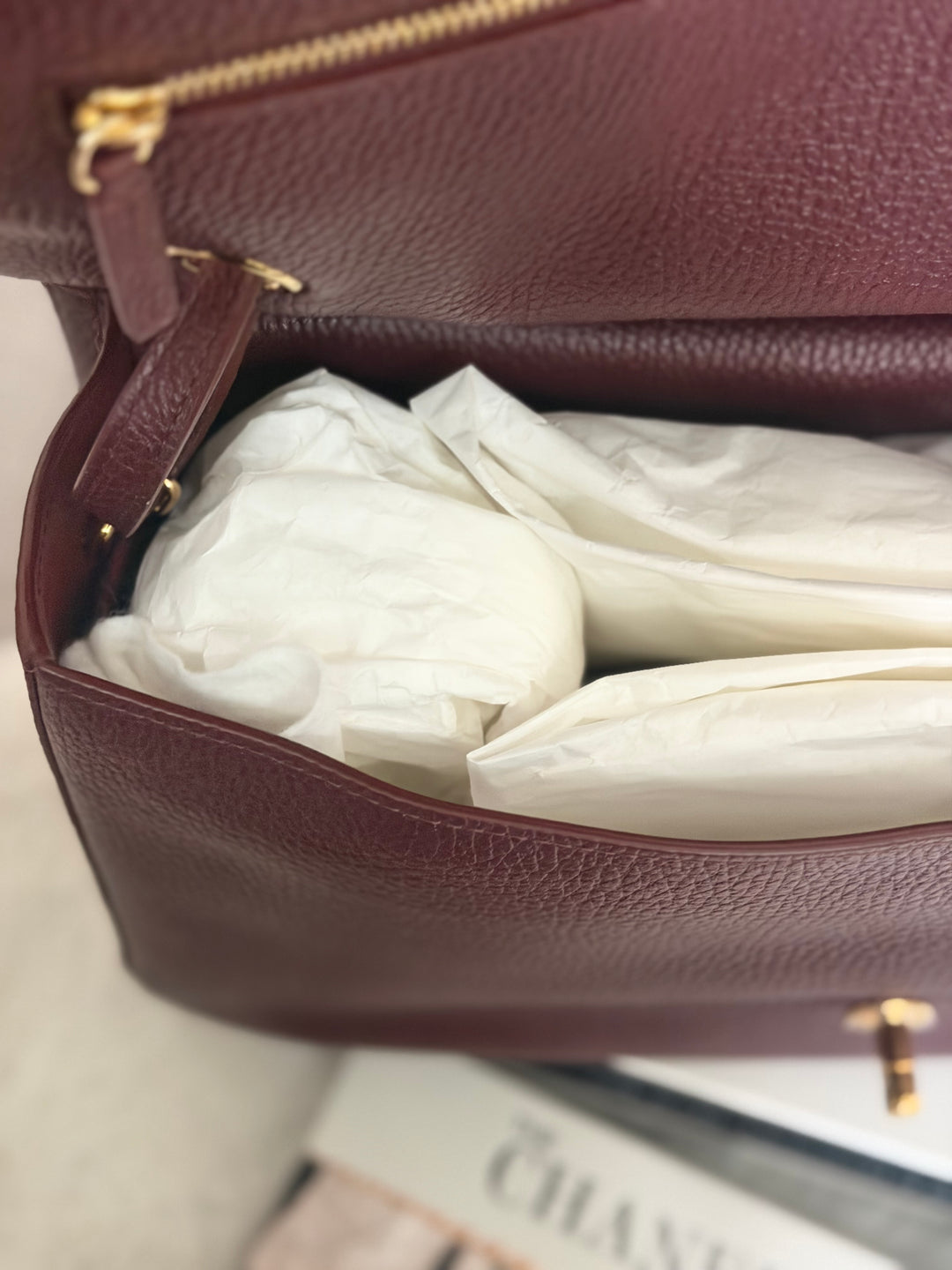 WA/Email to purchase only- CHANEL Burgundy Caviar LGHW 26S collection Matthieu Blazy Maxi 32 cms Flap Bag 2026