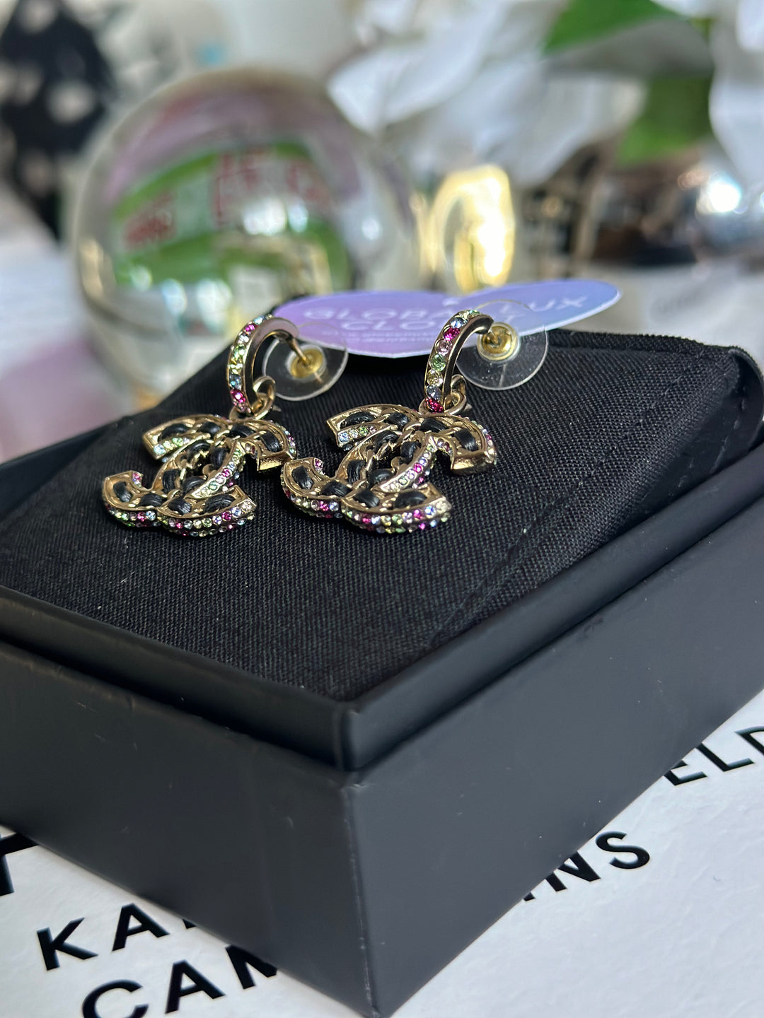 Chanel 21P Multi Colours Gems LGHW Earrings