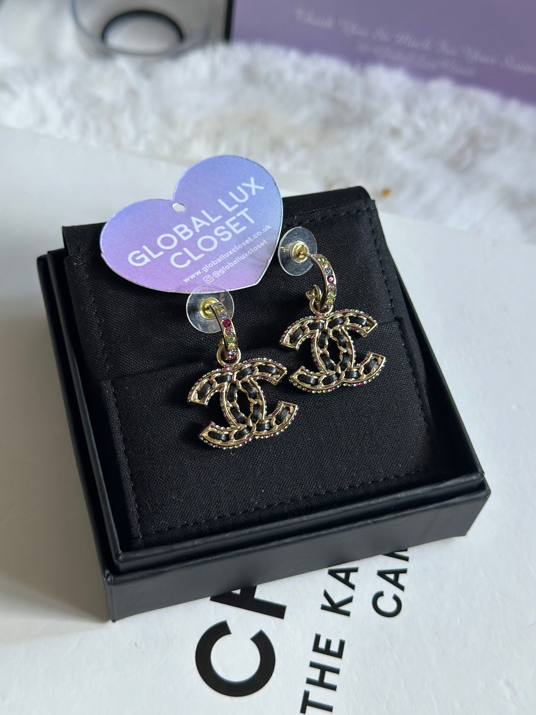 Chanel 21P Multi Colours Gems LGHW Earrings