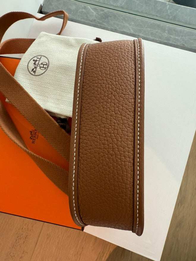 Hermes Mini Evelyn PM Gold with GHW