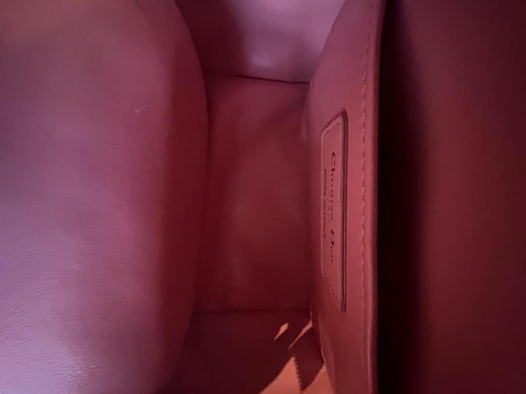 Dior Pink Lambskin GHW Backpack