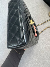 Load image into Gallery viewer, Chanel Kelly Black Calf skin aged GHW Small Shopping Tote
