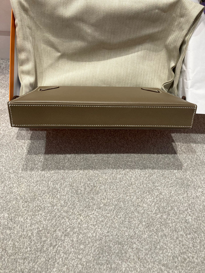 Hermes Kelly Elan EtoupeVeau Madame Leather GHW Stamp Z (2025)
