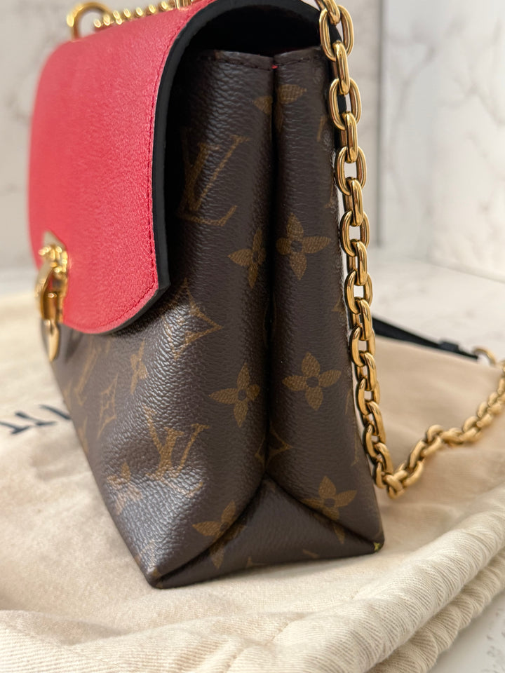 LOUIS VUITTON LV Saint St Placide In Monogram Canvas/Cherry Red