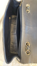 Load image into Gallery viewer, CHANEL Series 13 Navy Lambskin SHW Single Flap Jumbo Classic Bag
