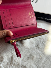 Load image into Gallery viewer, Louis Vuitton Victorine Wallet in Fuchsia Momogram Canvas
