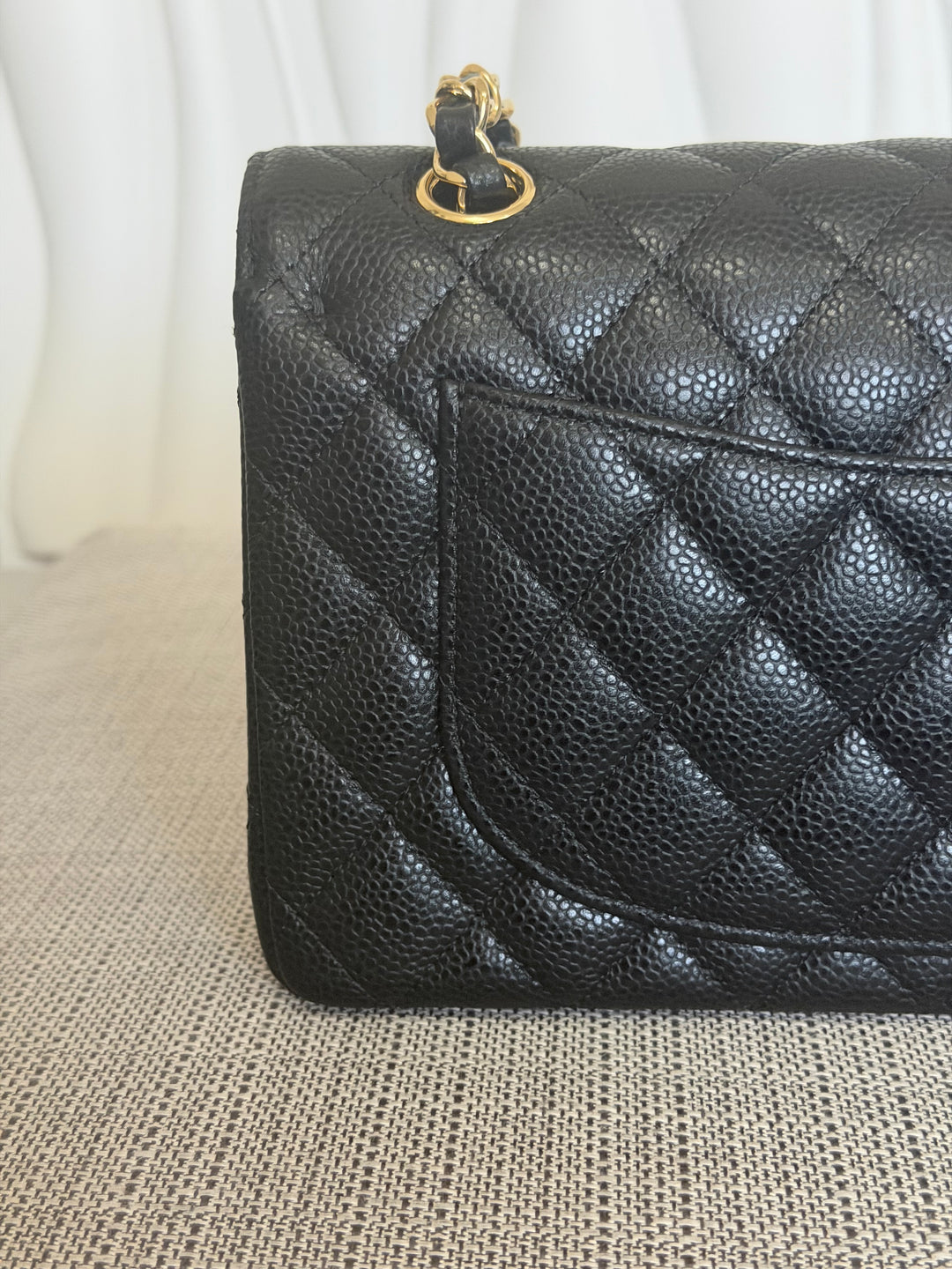 CHANEL Black Caviar GHW SMALL Timeless Classic Double Flap Bag 2022