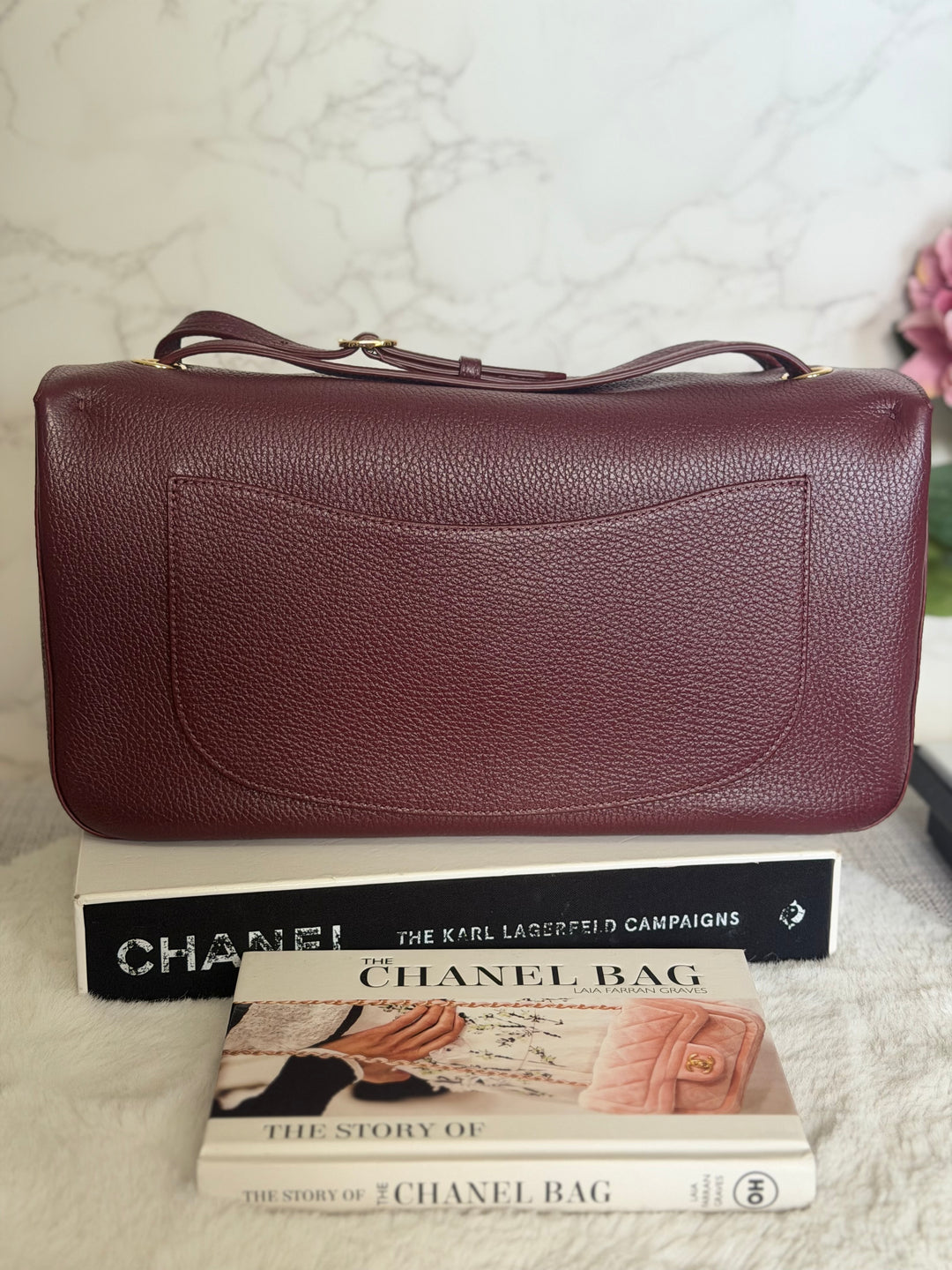 WA/Email to purchase only- CHANEL Burgundy Caviar LGHW 26S collection Matthieu Blazy Maxi 32 cms Flap Bag 2026