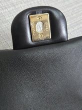 Load image into Gallery viewer, Chanel 2024 Black Lambskin Classic Mini Rectangular Flap Bag with Champagne GHW
