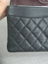 Load image into Gallery viewer, Chanel series 16 circa 2012 Black Caviar 11.12 Medium ML Timeless Classic Double Flap Bag with GHW
