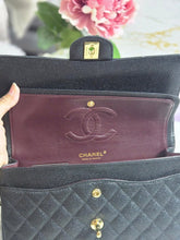 Load image into Gallery viewer, Chanel series 20 2015 Black Caviar GHW 11.12 Timeless ML Medium Classic Double Flap Bag
