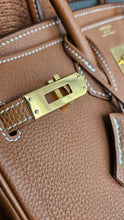 Load image into Gallery viewer, Hermes Birkin 25 Gold Togo Leather with GHW Stamp X (2016)
