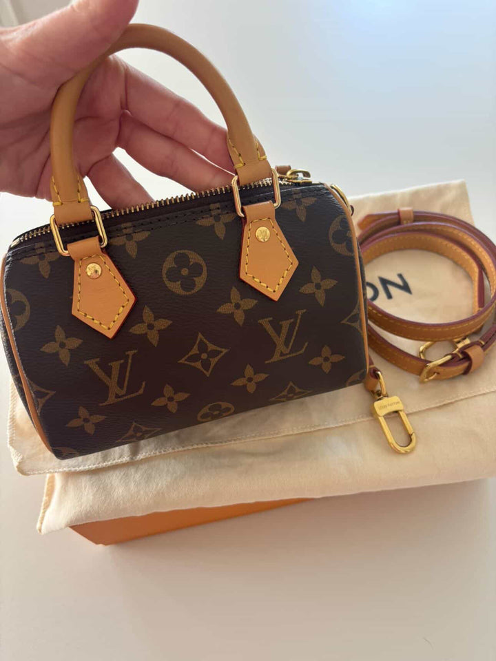 LOUIS VUITTON Nano Speedy Monogram Canvas