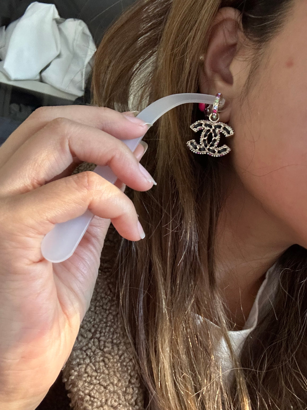 Chanel 21P Multi Colours Gems LGHW Earrings