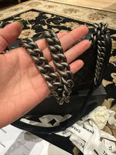 Load image into Gallery viewer, CHANEL series 20 2014/2015 Black Caviar Ruthenium Hardware Old Medium Le Boy Flap Bag
