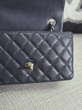 Load image into Gallery viewer, Chanel series 18 14C 2014 Cruise Collection Navy Caviar SHW Classsic Mini Rectangular Flap Bag
