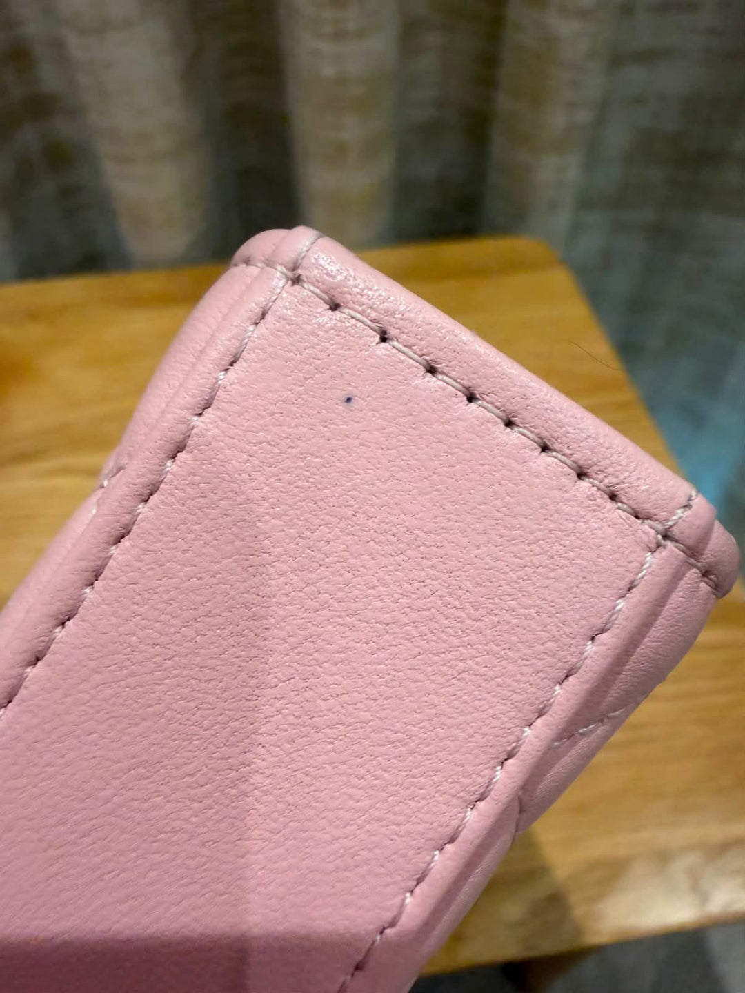 CHANEL Pink Lambskin GHW Mini Vanity with top handle