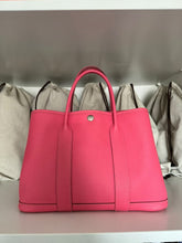 Load image into Gallery viewer, Hermes Garden Party 30 in Rose Azalea Epsom Leather
