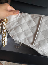 Load image into Gallery viewer, Chanel 25 in White Caviar Aged GHW Hobo Bag in Size Medium from 2025 25S Collection
