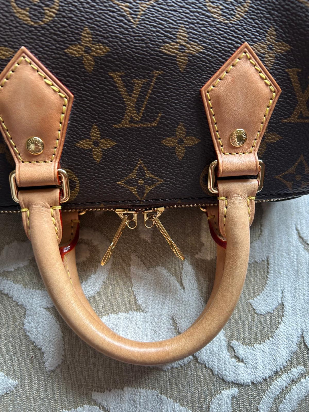 LOUIS VUITTON Speedy 20 with Guitar Strap