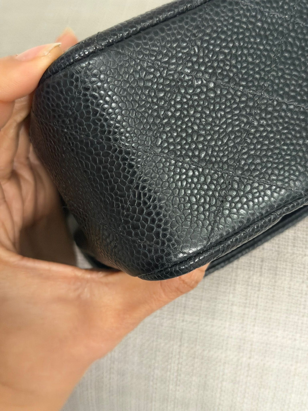 CHANEL Series 24 2017 Black Caviar GHW Medium M/L 11.12 Timeless Classic Double Flap Bag