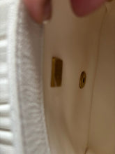 Load image into Gallery viewer, CHANEL 23P 2023 White Caviar Sweetheart Adjustable Chain Small Flap Bag Aged GHW
