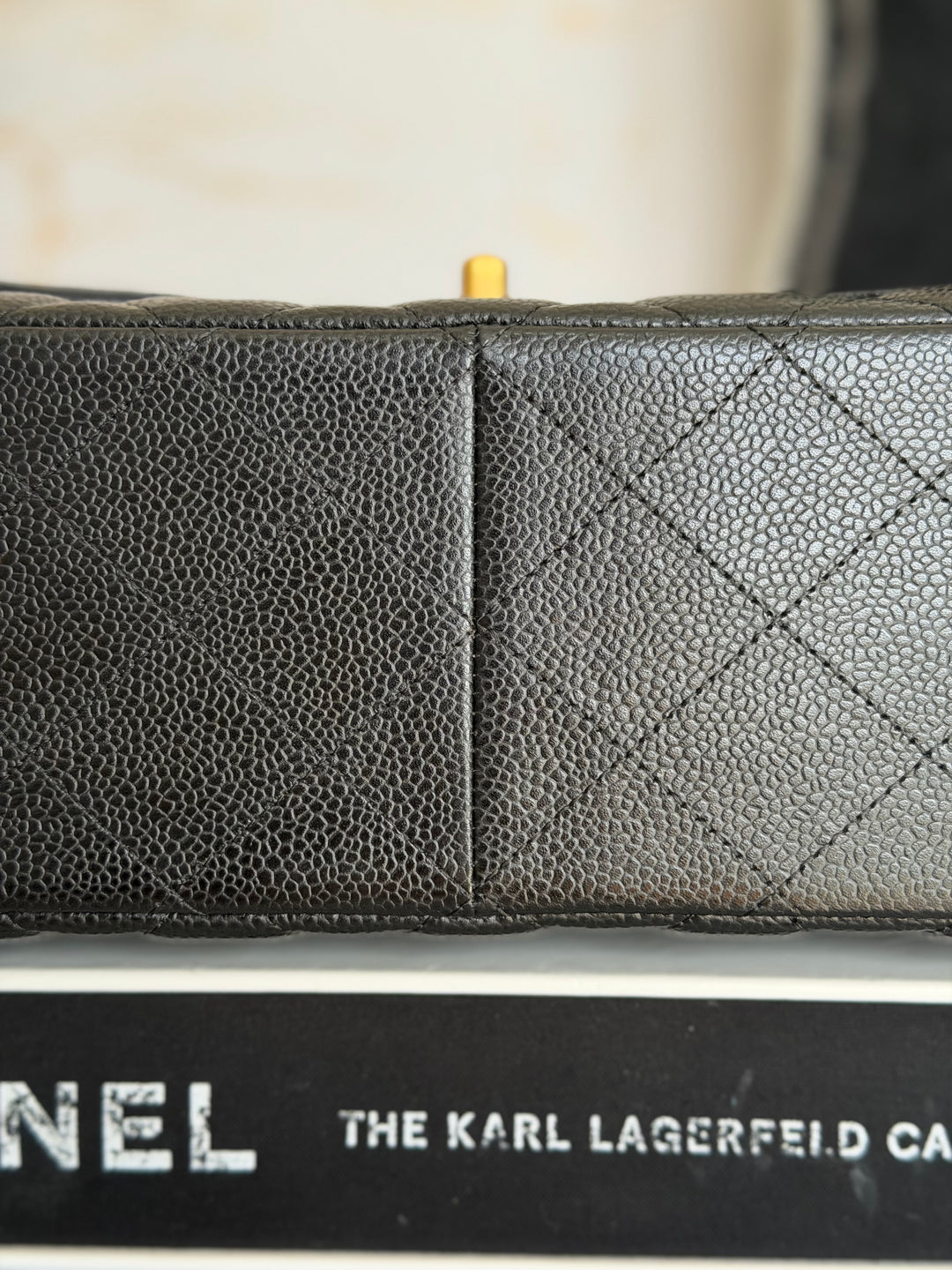 CHANEL series 15 Black Caviar GHW Jumbo Timeless Classic Double Flap Bag 2011