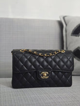 Load image into Gallery viewer, Chanel series 31 2021 Black Caviar Small Timeless Classic Double Flap Bag with GHW
