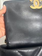 Load image into Gallery viewer, CHANEL 19 Size Small Black Lambskin Mixed Hardware Flap bag with Top Handle
