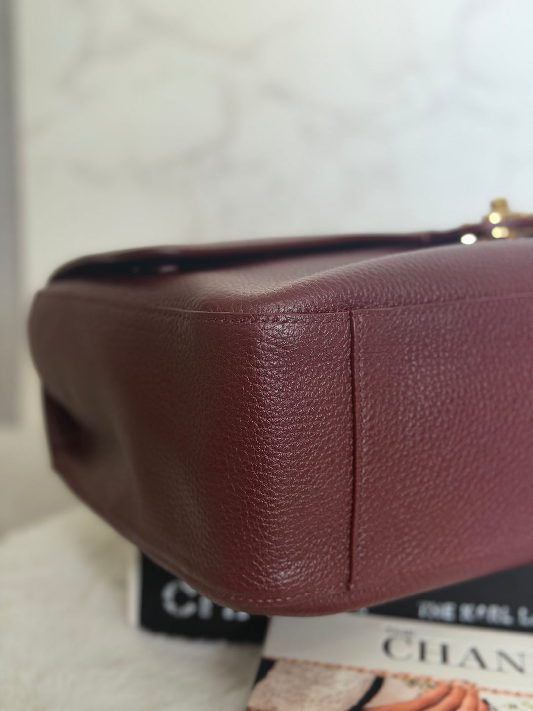 WA/Email to purchase only- CHANEL Burgundy Caviar LGHW 26S collection Matthieu Blazy Maxi 32 cms Flap Bag 2026