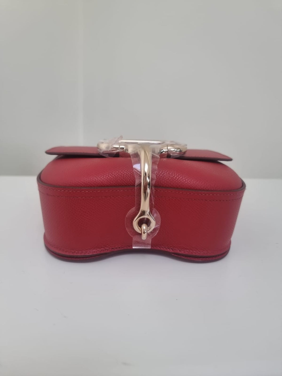 Hermès 2025 Mini Della Cavalleria Rouge Garamce Epsom Leather GHW