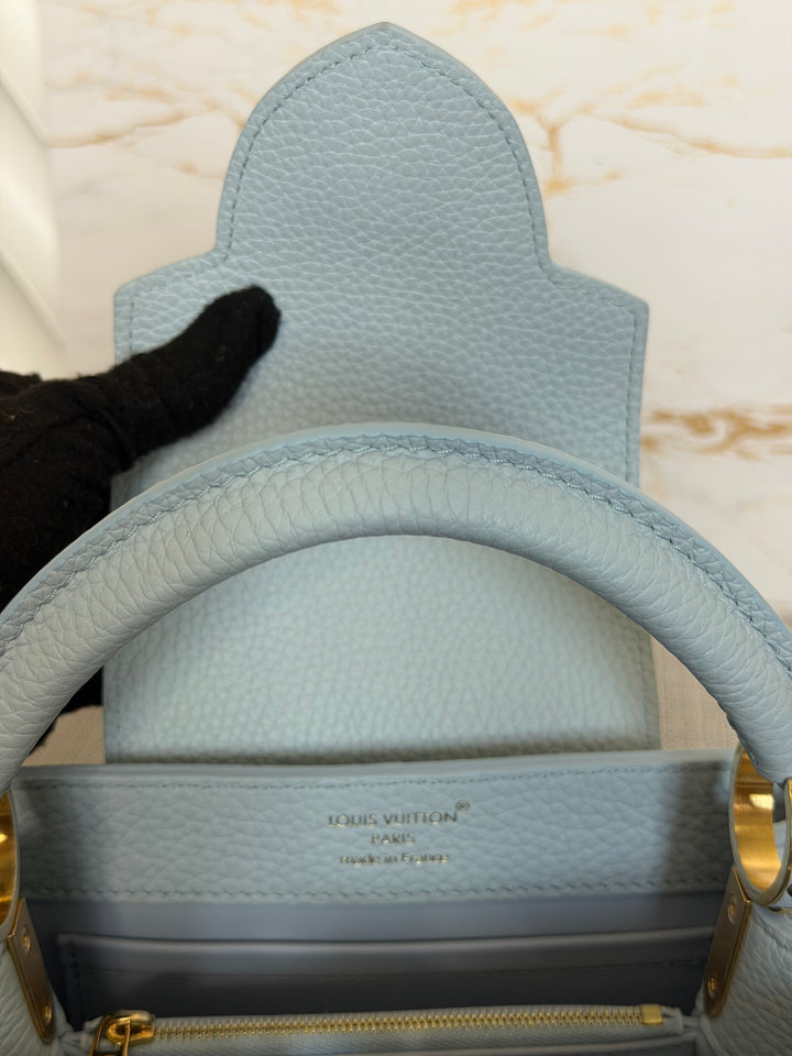 LOUIS VUITTON LV Capucines BB Light Blue 2025