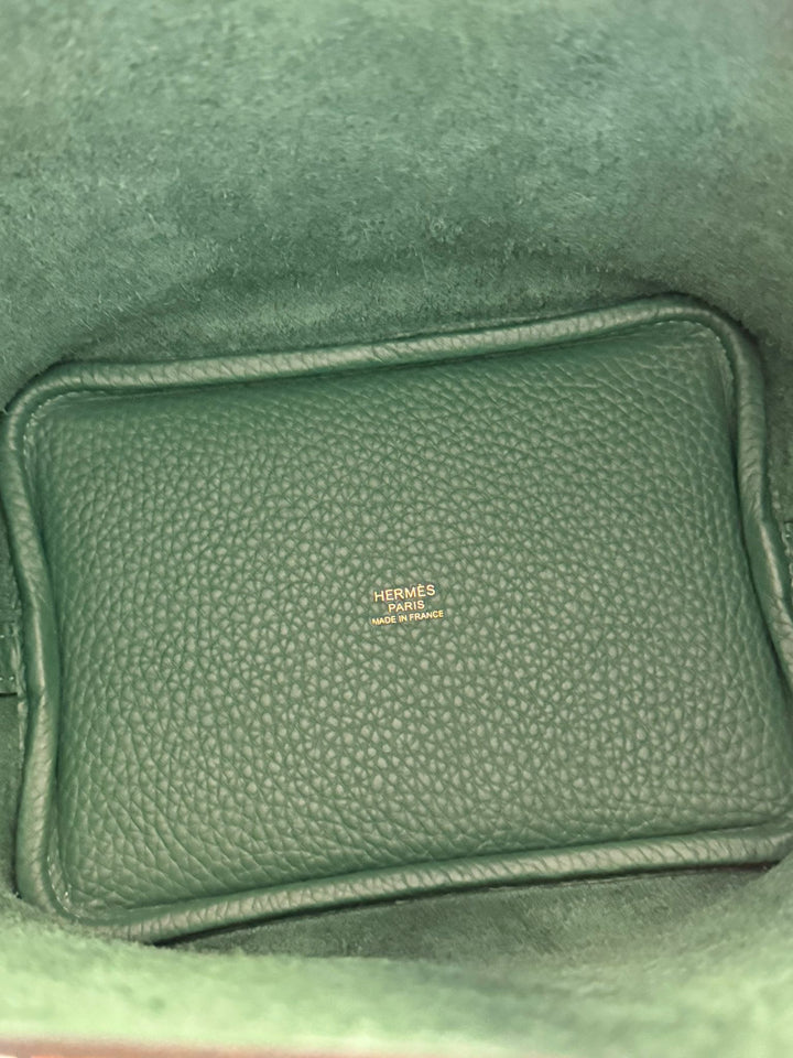Hermes Picotin 18 Vert Moyen Leather GHW
