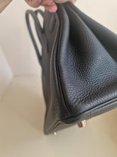 Load image into Gallery viewer, HERMES Noir/Black Togo Leather RGHW Birkin 30 Stamp D 2019
