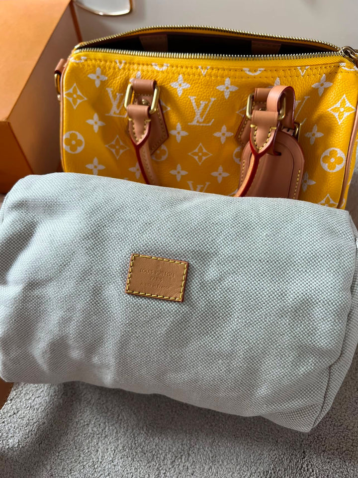 LOUIS VUITTON LV Speedy P9 Bandoulière 25 Bag in Yellow