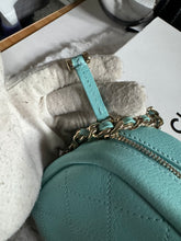 Load image into Gallery viewer, Chanel series 26 Tiffany Blue Goat skin LGHW Casual Trip Camera Case Bag
