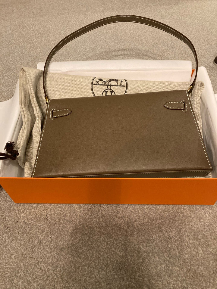 Hermes Kelly Elan EtoupeVeau Madame Leather GHW Stamp Z (2025)