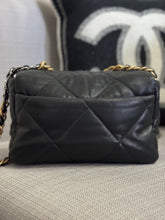 Load image into Gallery viewer, Chanel 19 Flap Bag from series 31 2021 in Black Lambskin Mixed Metal GHW Size Small
