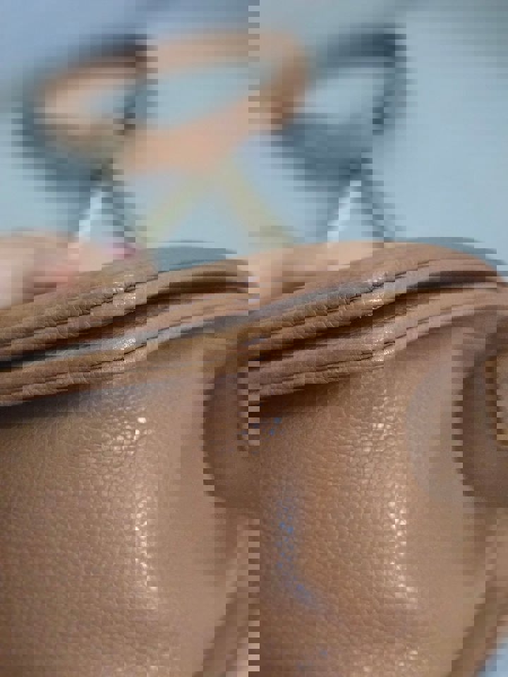 Chanel 21K 2021 Fall/Winter Collection Caramel Brown Caviar shiny champagne GHW Small Le Boy Flap Bag