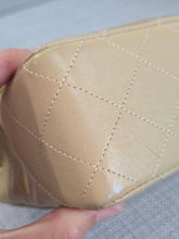 Load image into Gallery viewer, Chanel series 1 Beige Lambskin 24K GHW Vintage Mini Flap Bag
