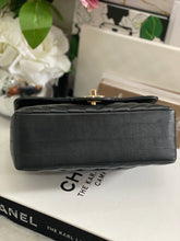 Load image into Gallery viewer, Chanel series 26 (2018) Black Lambskin Chevron LGHW Mini rectangular Flap Bag
