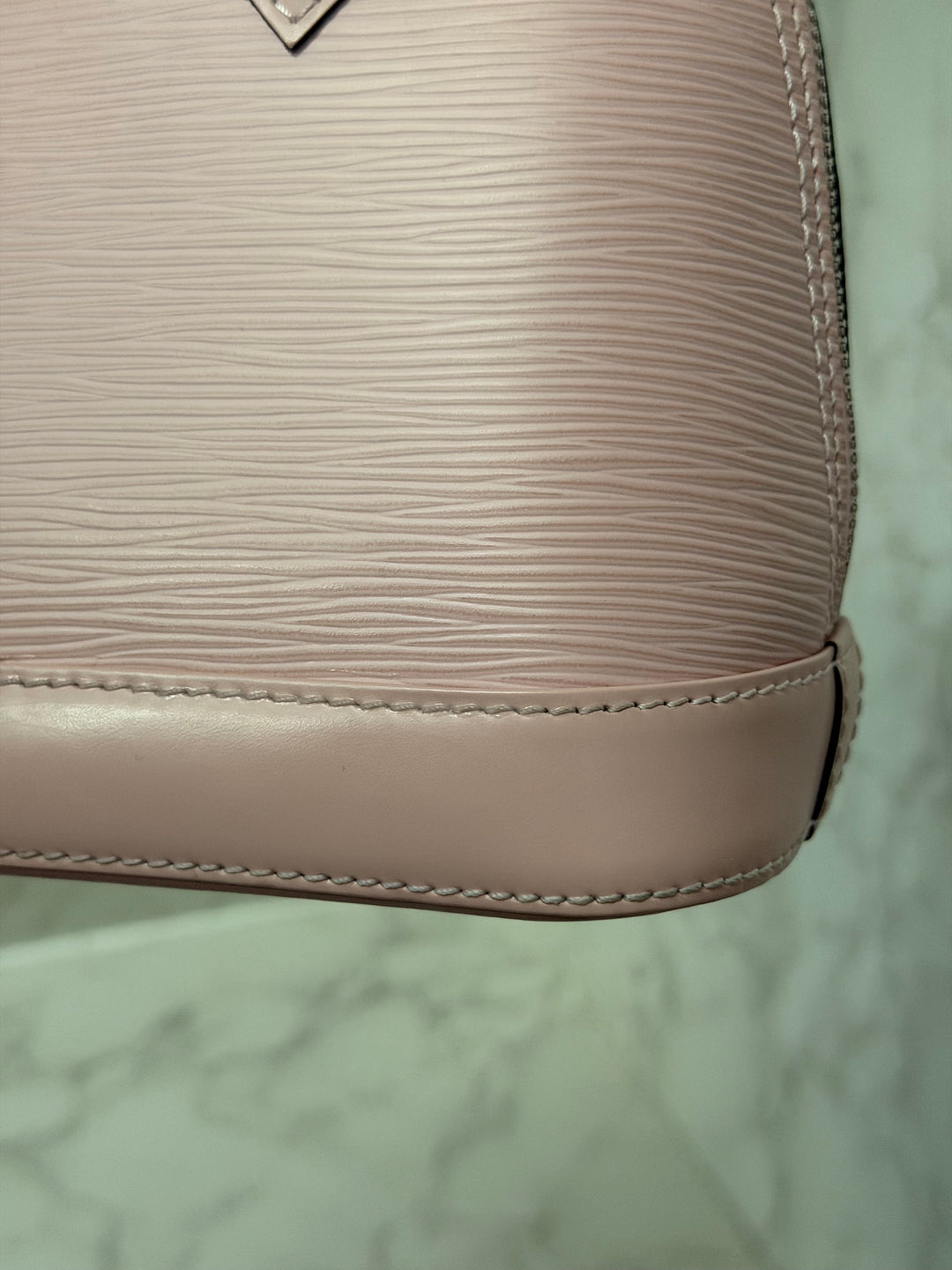 LOUIS VUITTON LV Alma BB in Rose Ballerine Epi Leather with Shiny Silver Hardware 2017