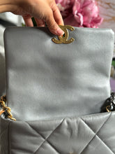 Load image into Gallery viewer, Chanel 19 size Small series 29 2020 Cruise Collection 20C Grey Lambskin Mixed HW Flap Bag
