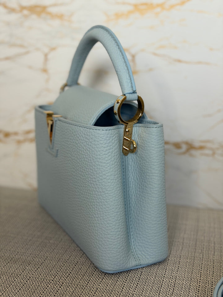 LOUIS VUITTON LV Capucines BB Light Blue 2025