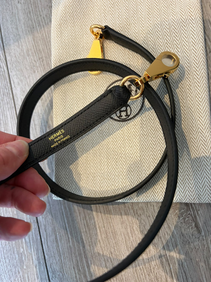 WA/Email to Purchase only- HERMÈS Kelly 28 Black 89/Noir 89 Epsom Sellier GHW Stamp G 2026