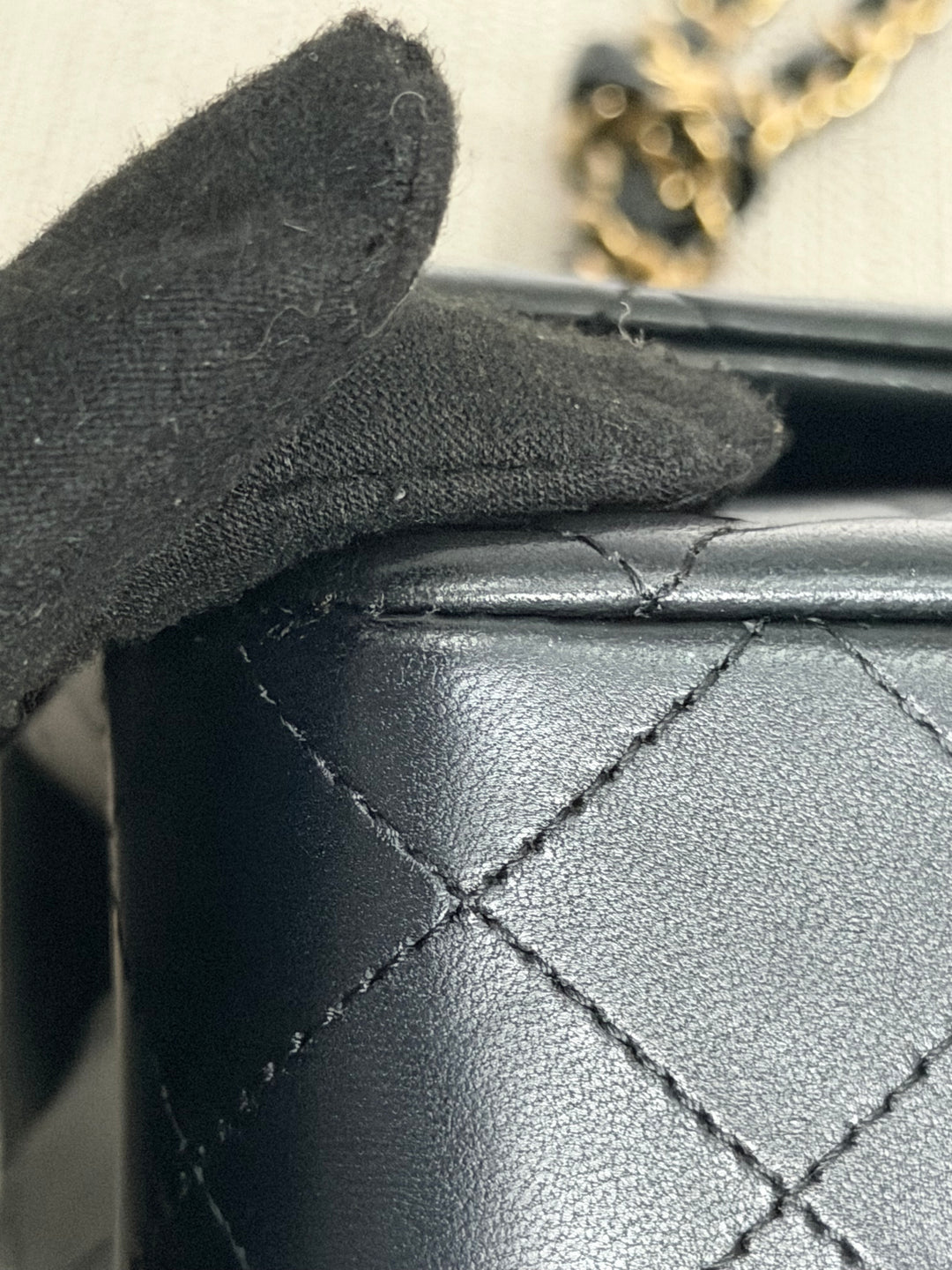 CHANEL Black Lambskin LGHW Mini Rectangular Flap Bag 2025