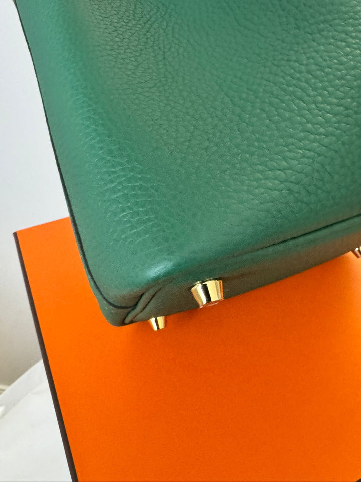 Hermes Picotin 18 Vert Moyen Leather GHW
